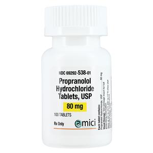 Propranolol HCl 80mg Each