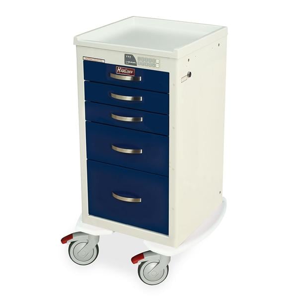 A-Series Medical Cart 5" Tente Caster (3) 3 Drwr/6 Drwr/9 Drwr Elctrnc Kypd Lck