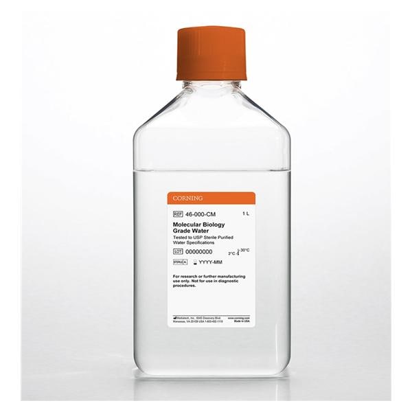 Corning Water Molecular Bio Grade Clear Sterile 1L 6/Pk