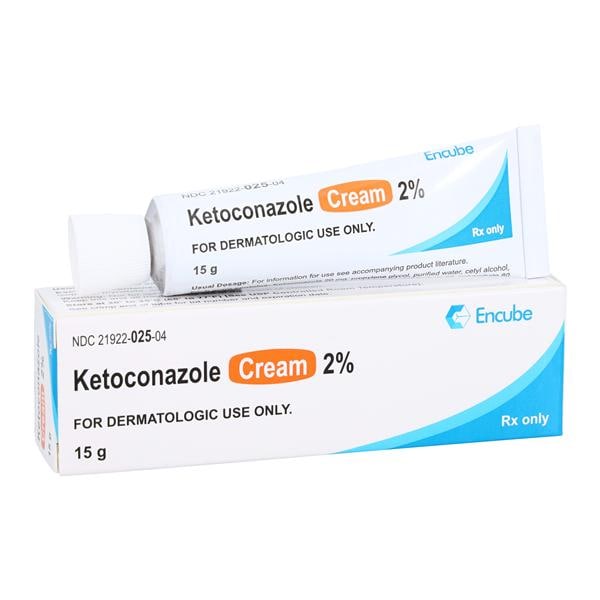Ketoconazole Topical Cream 2% Tube 15gm Each