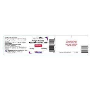 Cefpodoxime Proxetil Tablets 200mg Bottle 20/Bottle Each