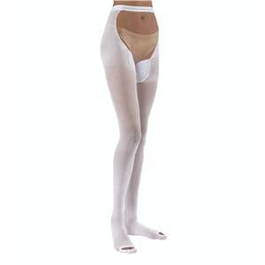 Jobst Comprinet Compression Stocking Waist High Medium Unisex 29-33" White