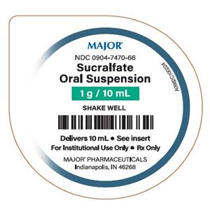 Sucralfate Oral Suspension 1gm/10mL Unit Dose 10mL 40/Package