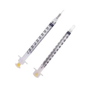 Syringe/Needle Combo 29gx1/2" 1.0mL Safety Device Low Dead Space 800/Ca
