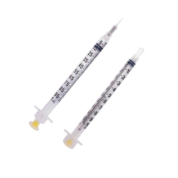 Syringe/Needle Combo 29gx1/2" 1.0mL Safety Device Low Dead Space 800/Ca