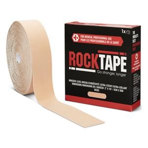 RockTape Kinesiology Tape 97% Cotton/3% Nylon 2"x115' Beige Non-Sterile EA