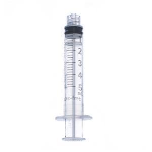Syringe Syringe 5mL Clear No Dead Space 100/Bx