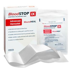 BloodSTOP IX Sod Carboxymethyl Clls Hemostatic Dressing 2x14 Strl Rctngl Cnfrmng