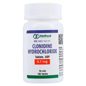 Clonidine HCl 0.1mg Each