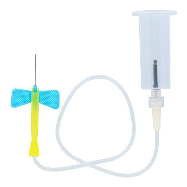 K-Shield Advantage Blood Collection Set 23gx3/4" Light Blue 100/Ca