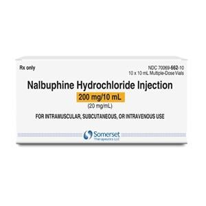 Nalbuphine Injection 20mg/mL MDV 10mL 10/Package