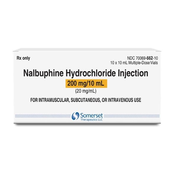 Nalbuphine Injection 20mg/mL MDV 10mL 10/Package