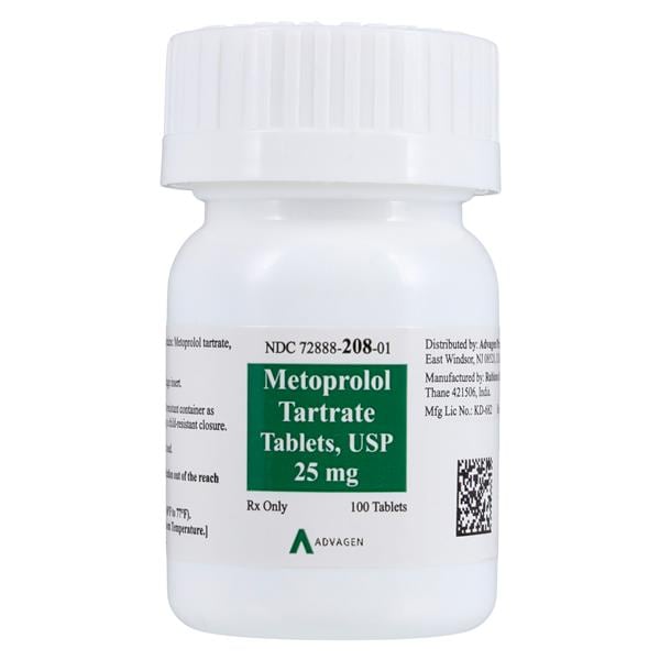 Metoprolol Tartrate 25mg Each