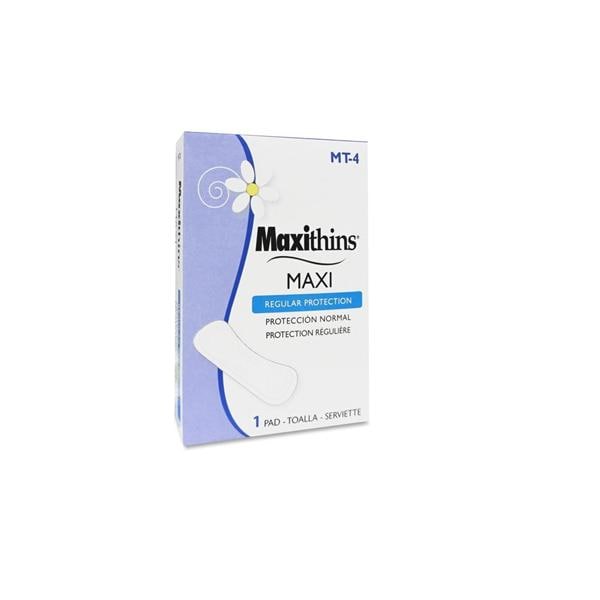 Maxi Thins Sanitary Napkin Pads Disposable 250/Ct