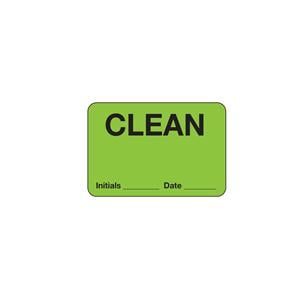 Removable Label Paper Clean Fluorescent Green 4x2-1/8" 3" Core 500/Rl