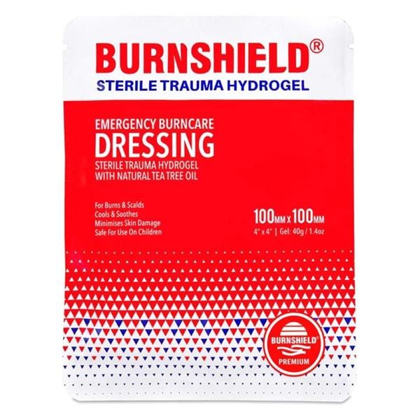 Burnshield Foam/Hydrogel/Mesh Burn Dressing 4x4" Sterile