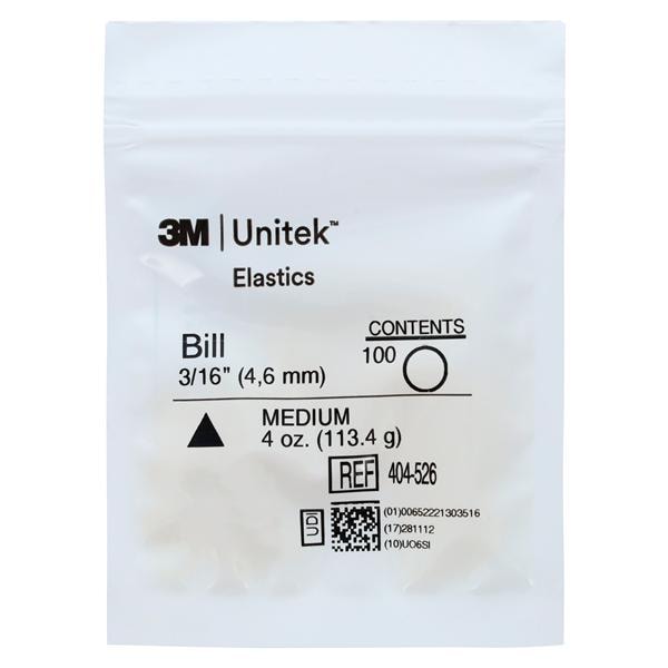 Intraoral Elastic Medium 3/16 in Green 3000/Ct