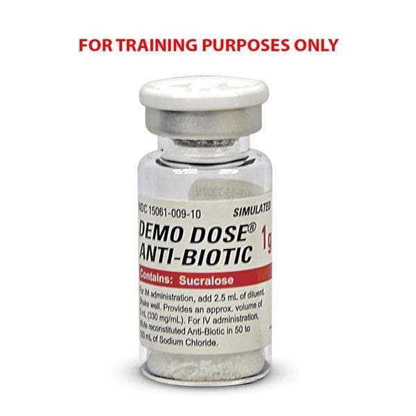 Demo Dose Anti-Biotic Powder Simulated Medication Ea