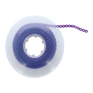 Ortho Organizers Chain Elastic Short 15 Feet LF Grape Ea