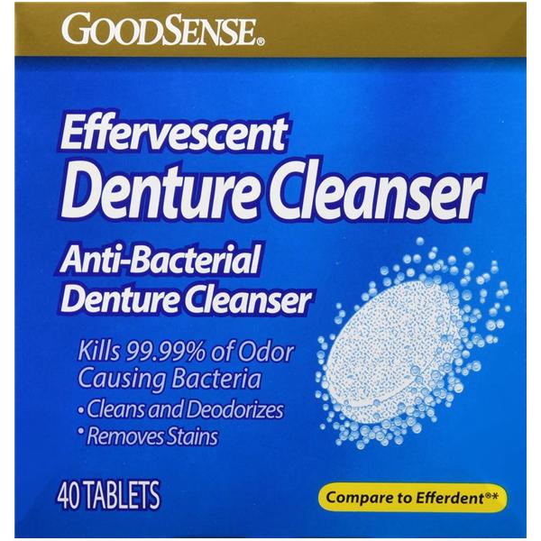 GoodSense Effervescent Denture Cleanser Tablets 40/Bx