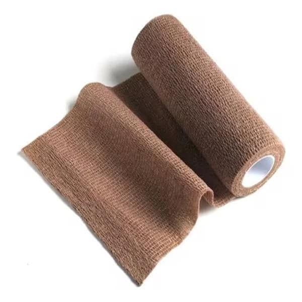 Cohesive Bandage Fabric 6"x5yd Tan Sterile Ea