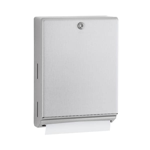Paper Towel Dispenser Satin Finish Stainless Steel Ea