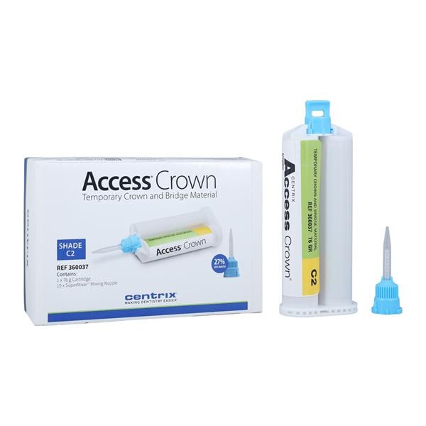 Access Crown Temporary Material 76 Gm Shade C2 Cartridge Kit