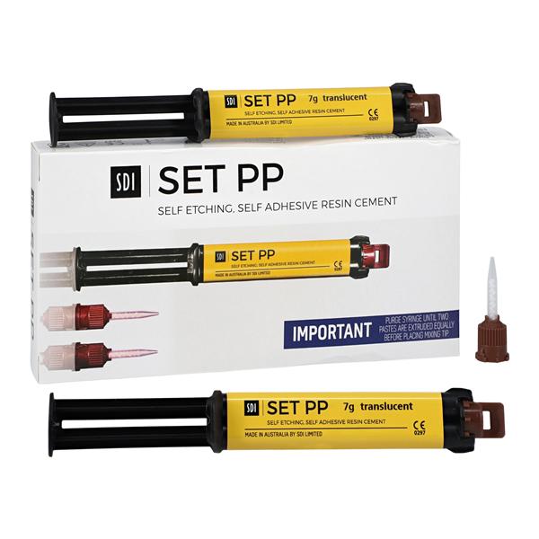 seT PP Cement Translucent 7 Gm Syringe Refill 2/Pk