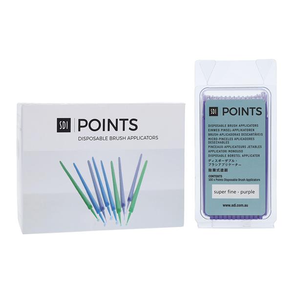 Points Bendable Applicator Brush Super Fine Purple 400/Bx