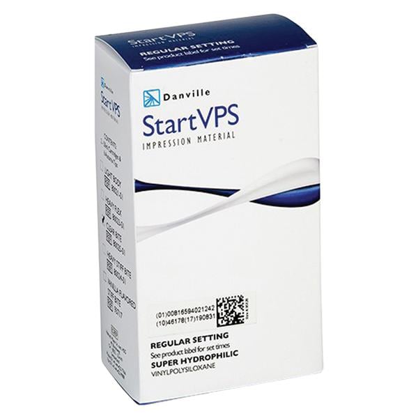 Start VPS Bite Registration Regular Set Unflavored Cartridge Package 4x50ml