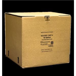 Sharps Mailer Box Brown 20x21x21" Corrugated Cardboard For 18gal Containers Ea
