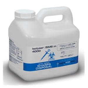 Isolyser/SMS m Sharps Mailer System 1.5gal Blu/Wht 6.5x9x9.5" Vert Drp Plstc Ea
