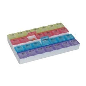 Ezy-Dose Pill Organizer Large 1-1/4x6x8-1/2" 3/Pk