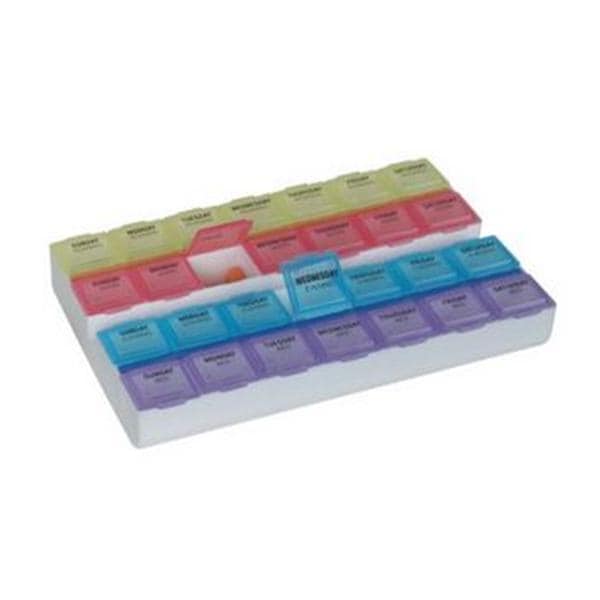 Ezy-Dose Pill Organizer Large 1-1/4x6x8-1/2" 3/Pk