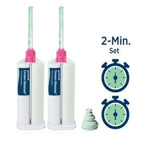 Green-Mousse Scannable Bite Registration 2Mnt St Unflavored Splt Crtrdg Pkg 2/Pk