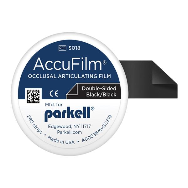 AccuFilm II Articulating Film Black Double Sided Pre-Cut Strips Pk