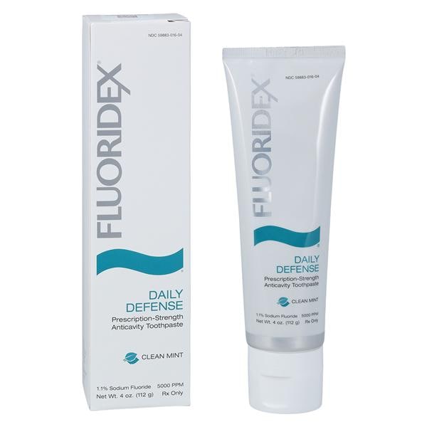Fluoridex Daily Defense Toothpaste 1.1% NaF Clean Mint 6/Ca