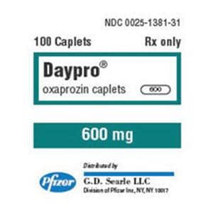 Daypro Caplets 600mg Bottle 100/Bottle Each