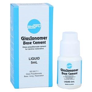 GlasIonomer Liquid Base Cement Clear Refill 5ml/Bt