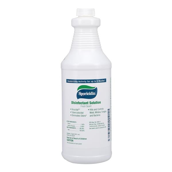 Disinfectant Surface Sporicidin Spray Bottle Fresh Scent 32 oz 32oz/Bt, 12 BT/CA