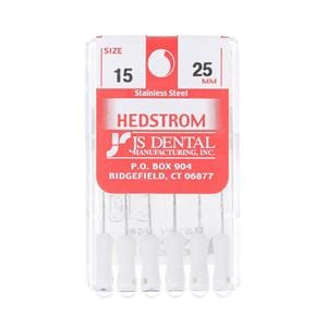 Hedstrom Files 25 mm Size 15 Stainless Steel 0.02 6/Pk