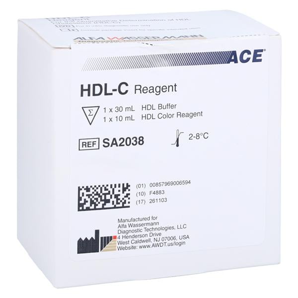 ACE HDL Cholesterol Reagent B:1x30mL/Color:1x10mL 100 Tests 1/Bx