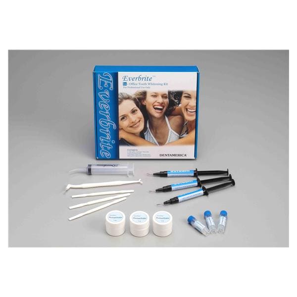 Everbrite In Office Tooth Whitening Kit 35% Hydrogen Peroxide 3 Patient Ea
