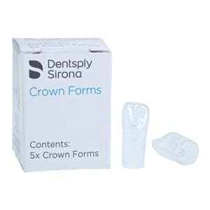 Strip Off Crown Form Size A2 X-Large Replacement Crowns Left Lateral 5/Bx