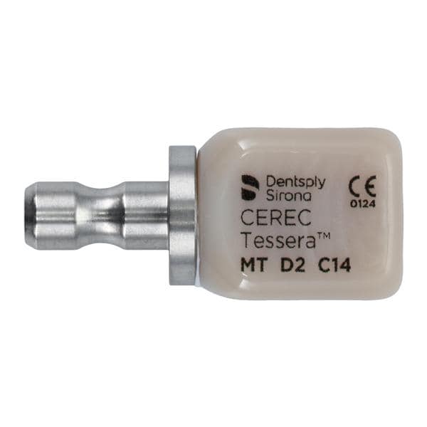 CEREC Tessera MT Milling Blocks Medium Translucency C14 D2 For CEREC 4/Bx