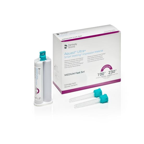 Aquasil Ultra+ Smart Wetting Impression Material Try Fst St 50 mL Md Bd Rfl 4/Pk