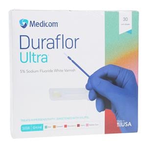 Duraflor Ultra Varnish Sodium Fluoride 0.4 mL Cherry White 30/Bx