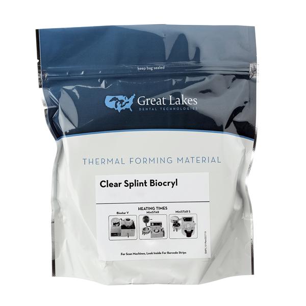 Splint Mouthguard Material Clear .040" 25/Bx