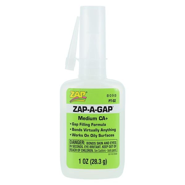 Zap A Gap Adhesive Green 5-10 Seconds 1oz/Bt