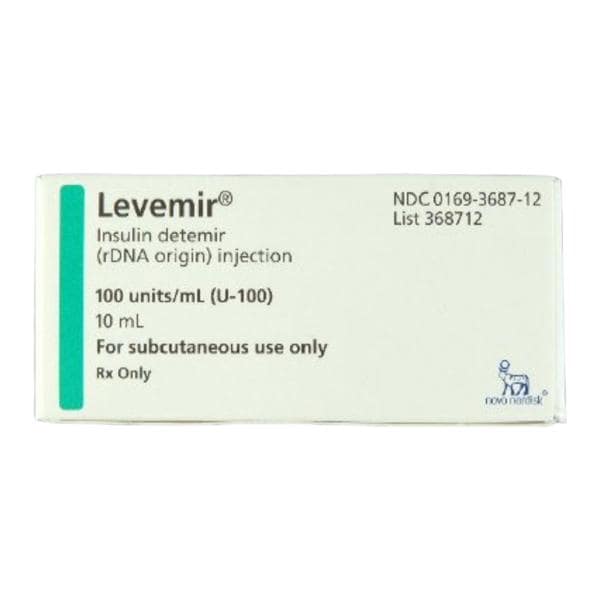 Levemir Injection 100U/mL MDV 10mL Each